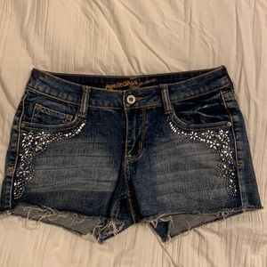 Rinestone Jean shorts